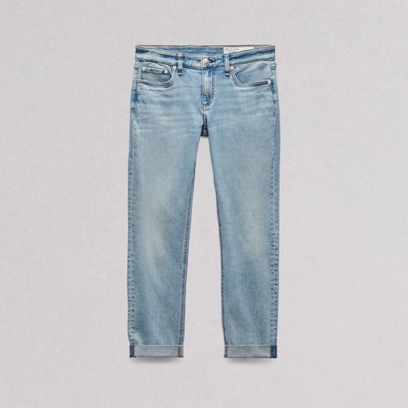 Rag & Bone/JEAN The Dre Slim Boyfriend Jeans Bradford Wash Size 28 Made in USA - Picture 15 of 16